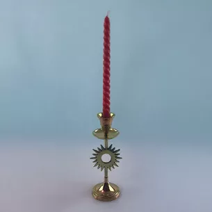 Подсвечник Солнце латунь с медью (16,5 х 5,7 х 3,5 см)
