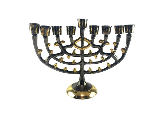 Фото 1 - Hanukkah bronze candlestick (20x26x8.5 cm)