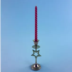 Подсвечник Звезда латунь с медью (17х5,7х3,5 см)