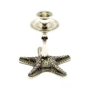 Starfish bronze candlestick (12.5x12.5x12 cm)