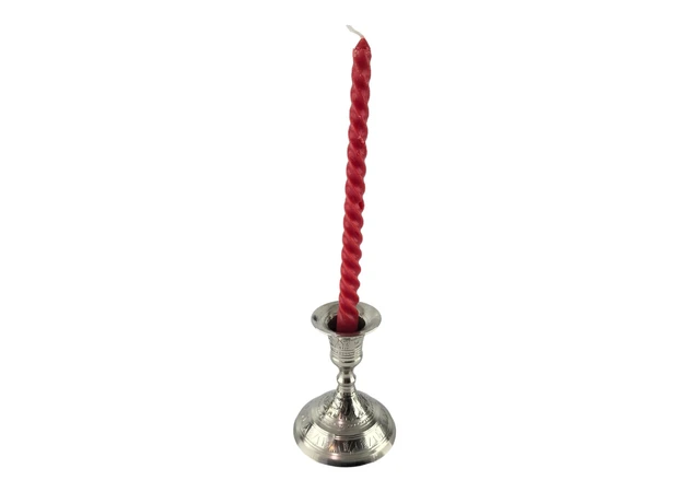 Фото 1 - Chrome bronze candlestick (9.7x7.6 cm)