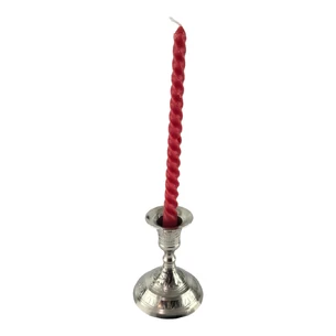 Chrome bronze candlestick (9.7x7.6 cm)