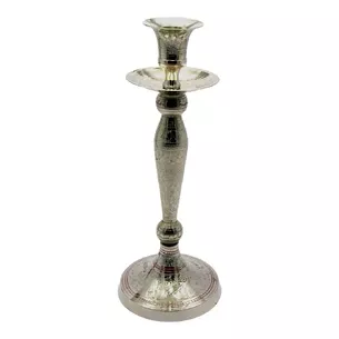 Bronze colored candlestick (24.5x9.5x9.5 cm)