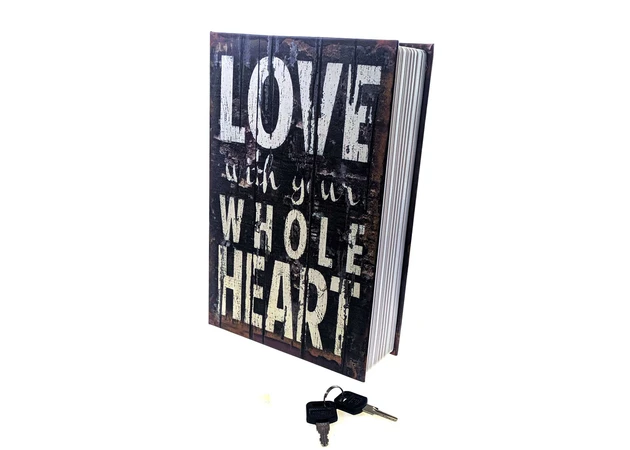 Фото 1 - Книга-сейф Love (24,5х16х5,5 см)