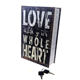 Book-safe Love (24.5x16x5.5 cm)