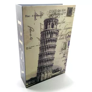 Book-safe Tower of Pisa (24.5x16x5.5 cm)