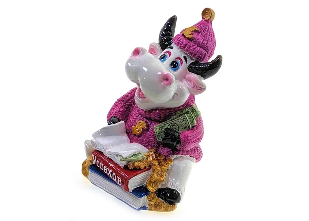 Фото 1 - Cow piggy bank (13x10x10 cm) D