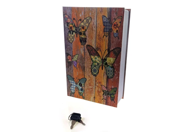 Фото 1 - Butterflies safe book (24.5x16x5.5 cm)