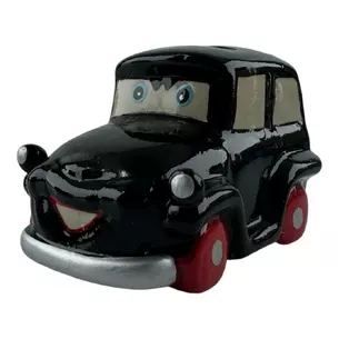 Piggy bank ceramic Car black (11.5x7x7 cm)