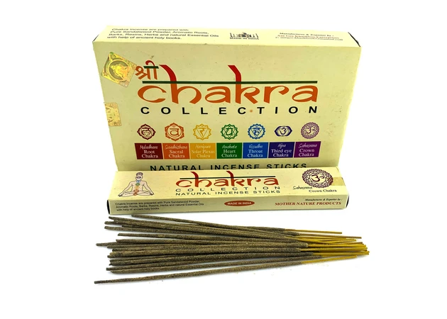 Фото 1 - Chakra Collection (7 Чакр) (15 gms) (Mother nature products) (набір 7 пачок) пилкові пахощі