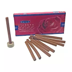 Fresh Rose dhoop sticks (Свіжа Троянда)(20 gms) (Satya) безосновні пахощі