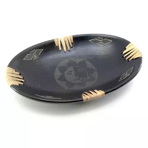 Dish Sun terracotta oval (34x21.5x5 cm)