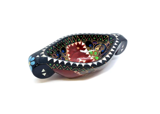 Фото 1 - Rook brother made of solid wood inlaid with mother-of-pearl (16.5x10x3.5 cm)B