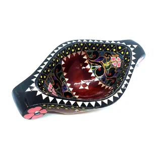 Brother Rook made of solid wood inlaid with mother-of-pearl (16.5x10x3.5 cm)E