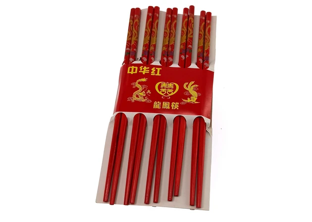 Фото 1 - Bamboo chopsticks (10 pairs) (29x11x1.5 cm)