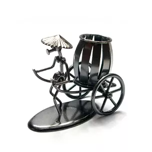 Техно-арт Рикша метал (15х13х8 см)