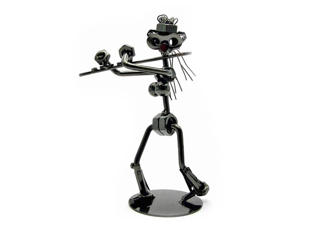 Фото 1 - Techno-art Flute player metal (18x13x8 cm)