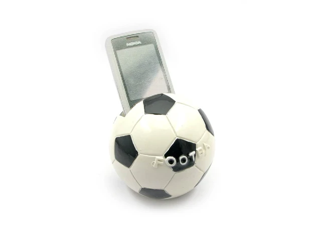 Фото 1 - Stand for business cards Soccer ball (d-7.5 cm) (W52005)