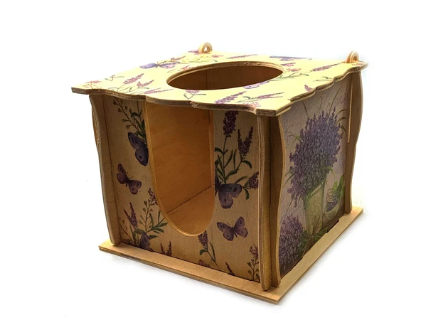 Фото 1 - Napkin holder Lavender (16x15x13 cm.)