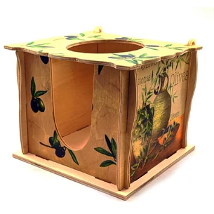 Olives napkin holder (16x15x13 cm.)