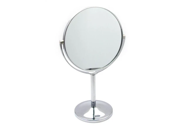Фото 1 - Round table metal mirror (d-13 cm) (20x14x8.5 cm)