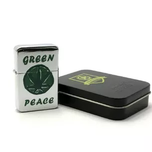Gasoline lighter, bronze, in gift packaging D