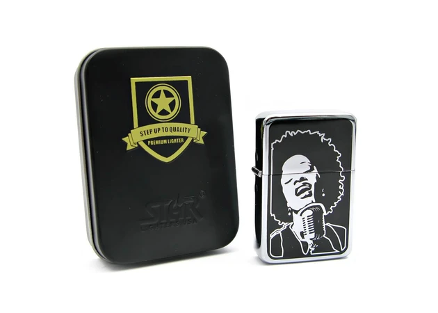 Фото 1 - Gasoline lighter, bronze, in gift packaging J