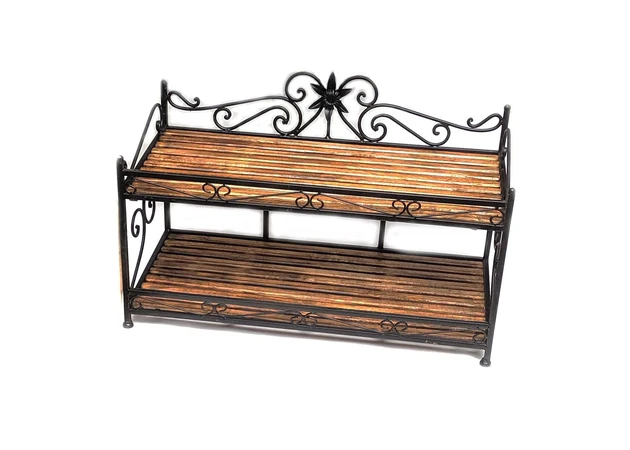 Фото 1 - Shoe stand metal wood (79x45x33 cm)