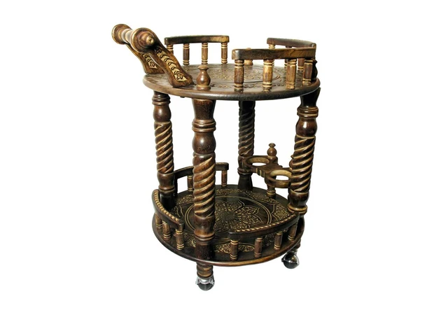 Фото 1 - Mango wood serving table (51.5*70 cm)