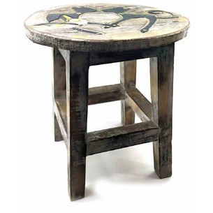 Wooden stool Cat (30x25x26 cm)