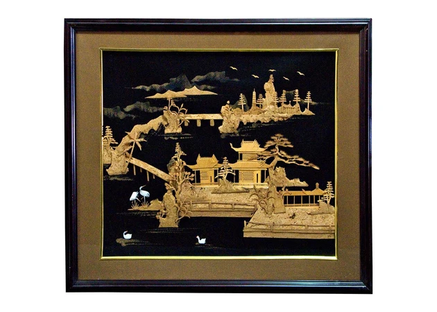 Фото 1 - Cork wood painting (54*64 cm)