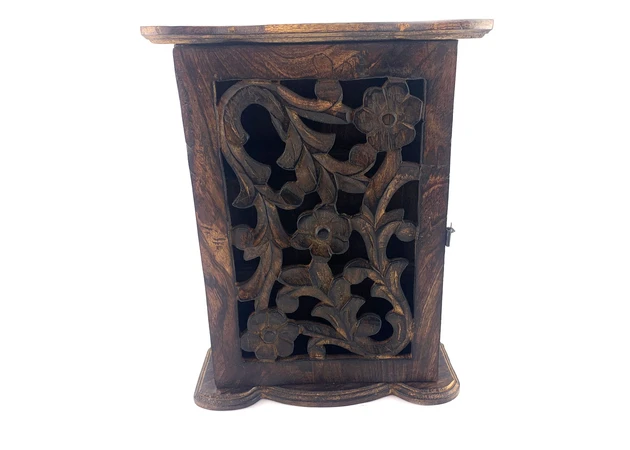 Фото 1 - Key holder carved mango wood (29.5x22.5x9)