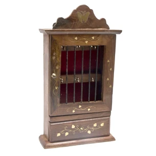 Rosewood key holder (31x18x6.5 cm)
