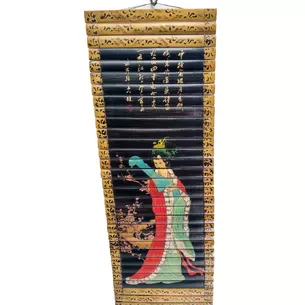 Bamboo panel Girl from February (24x65 cm)