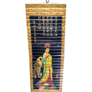 Bamboo panel Girl (24x65 cm)