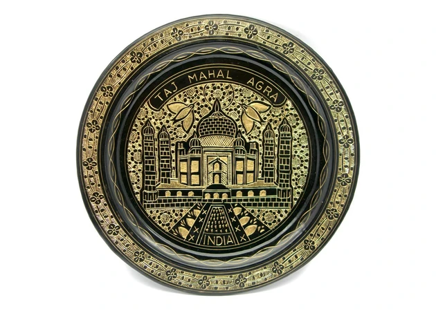 Фото 1 - Тарілка бронзова настінна (25 см) (Wall Plate BD 10 )