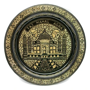 Тарелка бронзовая настенная (25 см) (Wall Plate BD 10)