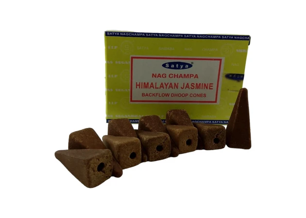Фото 1 - Himalaya Jasmine Backflow Cones (Himalayan Jasmine) (Satya) 10 cones in a package