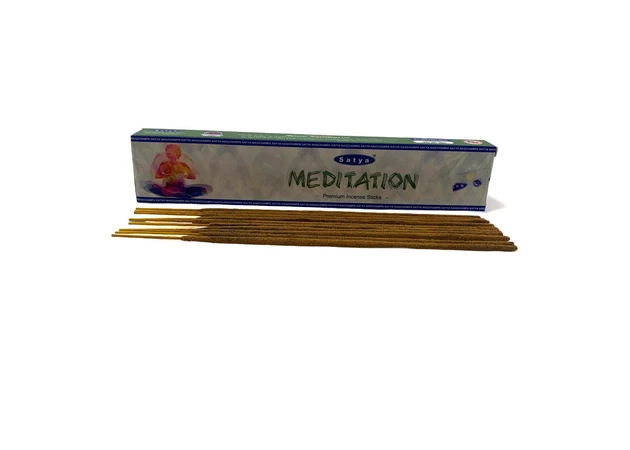 Фото 1 - Meditation premium incence sticks (Медитація) (Satya) пилковий пахощі 15 гр.