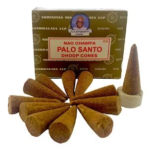 Palo Santo Dhoop Cone (Пало Санто)(Satya) 12 конусів в упаковці
