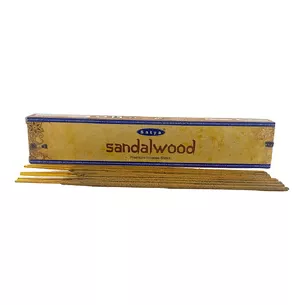 Sandal wood premium incense sticks (Sandal)(Satya) pollen fragrance 15 gr.