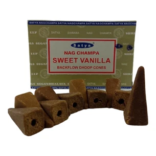 Sweet Vanilla Backflow Cones (Солодка Ваніль)(Satya) 10 конусів в упаковці