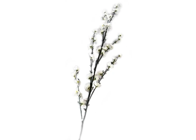 Фото 1 - White sakura branch (125 cm) (5pcs/pack)