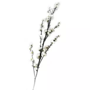 White sakura branch (125 cm) (5pcs/pack)