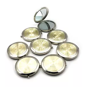 Cosmetic mirror Fashion brands chrome (d-7cm)