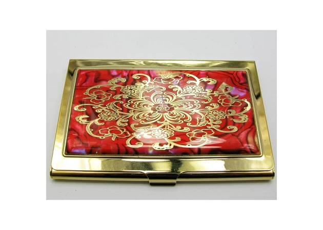 Фото 1 - Business card Gold pattern (9.5x6.5x0.5 cm) 19306 C