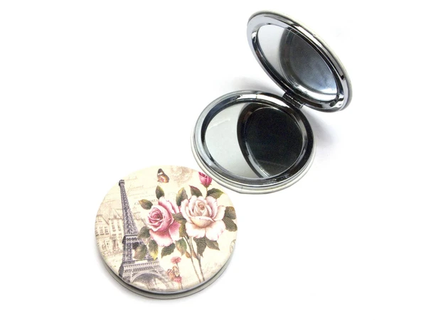 Фото 13 - Romantic-Art round cosmetic mirror (d-6.5 cm)