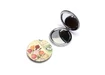 Фото 15 - Romantic-Art round cosmetic mirror (d-6.5 cm)
