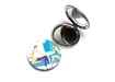 Фото 11 - Romantic-Art round cosmetic mirror (d-6.5 cm)