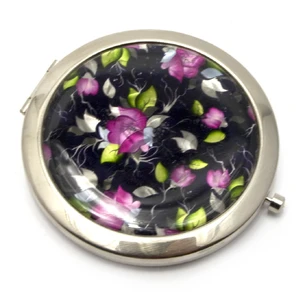 Cosmetic mirror Mother-of-pearl (d-7 cm) (in a box + cover)D